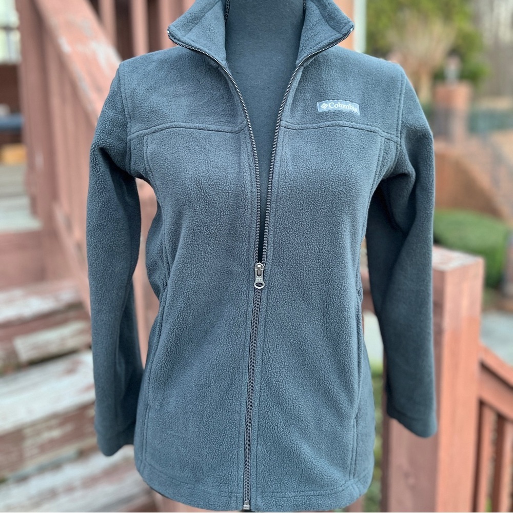 Columbia Kids Fleece Jacket Unisex Black Medium